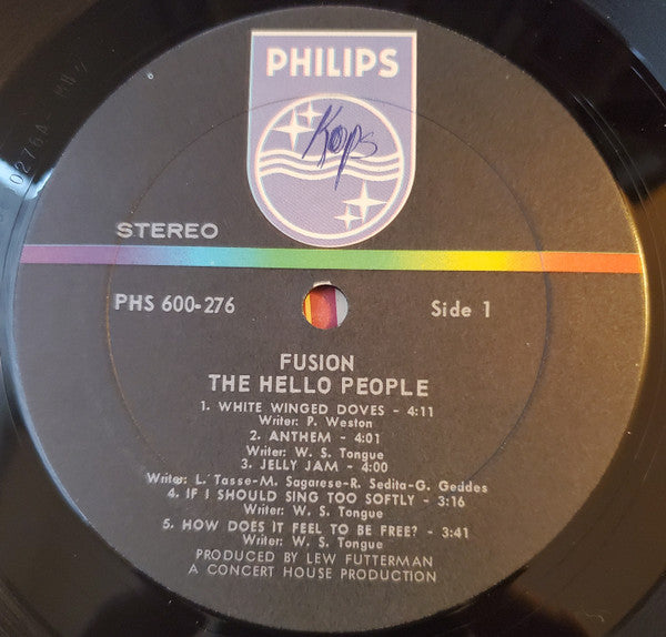 Hello People - Fusion (LP, Album, Stereo) (Very Good Plus (VG+))