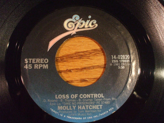 Molly Hatchet - Lady Luck / Loss Of Control (7", 45 RPM, Single) (Very Good (VG))