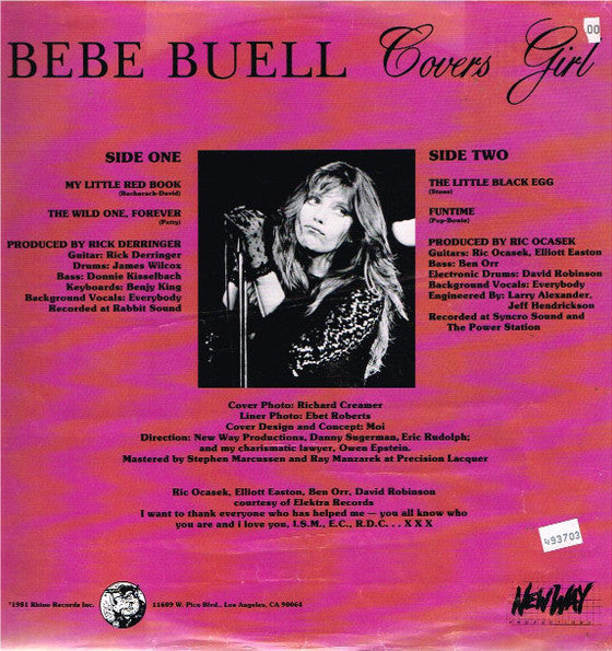 Bebe Buell - Covers Girl (12", 33 ⅓ RPM, EP) (Very Good Plus (VG+))