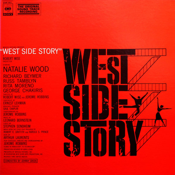 Leonard Bernstein - West Side Story (The Original Sound Track Recording) = ウェストサイド物語 (オリジナル・サウンド・トラック盤) (LP, Album, RE, Stereo) (Very Good Plus (VG+))