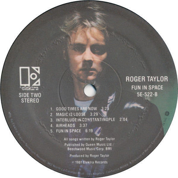 Roger Taylor - Fun In Space (LP, Album, Stereo) (Very Good Plus (VG+))