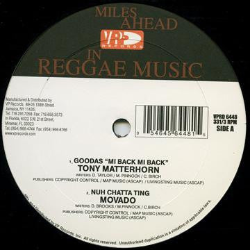 Tony Matterhorn, Mavado, Mr. Peppa - Goodas / Nuh Chatta Ting / Gangsta Guerilla (12", 33 ⅓ RPM, Single) (Very Good Plus (VG+))