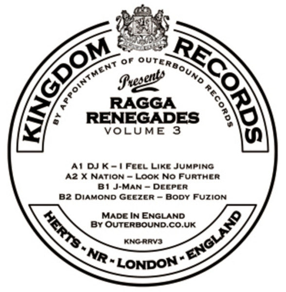 Various - Ragga Renegades Volume 3 (12") (Very Good (VG))