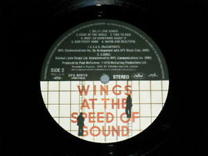 Wings - Wings At The Speed Of Sound (LP, Album, Stereo) (Very Good Plus (VG+))