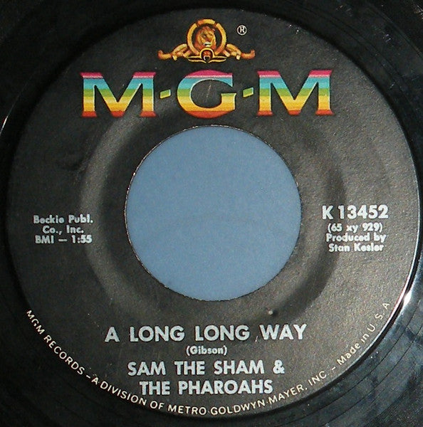Sam The Sham & The Pharaohs - Red Hot (7", 45 RPM, Single) (Good Plus (G+))