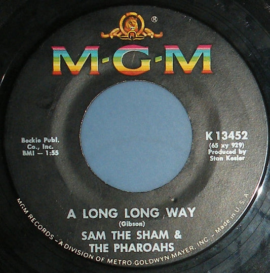 Sam The Sham & The Pharaohs - Red Hot (7", 45 RPM, Single) (Good Plus (G+))