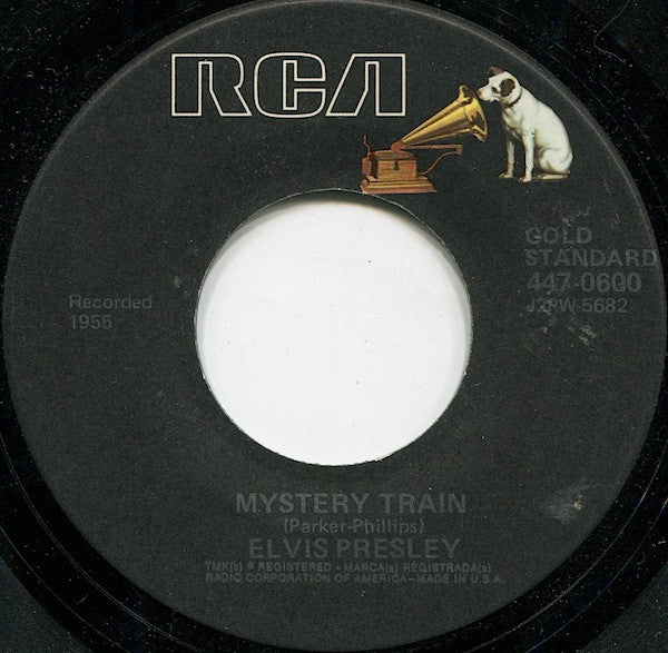 Elvis Presley - Mystery Train / I Forgot To Remember To Forget (7", 45 RPM, Single, RE) (Very Good (VG))