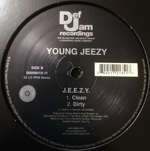 Young Jeezy - Go Getta (12", 33 ⅓ RPM, Stereo) (Very Good (VG))