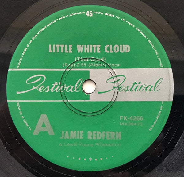 Jamie Redfern - Little White Cloud (7", 45 RPM, Single) (Very Good (VG))