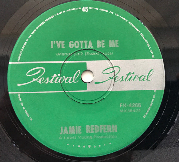 Jamie Redfern - Little White Cloud (7", 45 RPM, Single) (Very Good (VG))