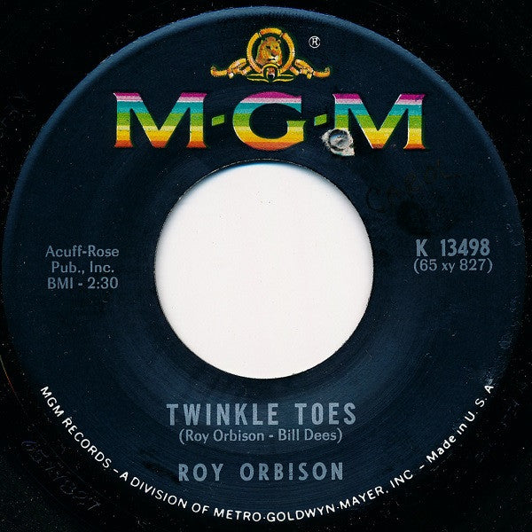 Roy Orbison - Twinkle Toes (7", Single) (Very Good (VG))