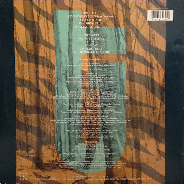 Glass Tiger - The Thin Red Line (LP, Album) (Very Good Plus (VG+))
