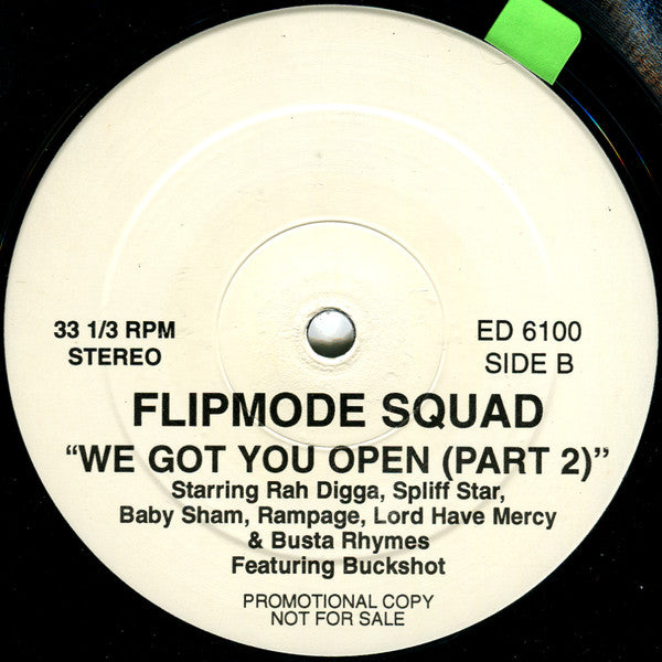 Flipmode Squad - Cha Cha Cha (12", 33 ⅓ RPM, Promo) (Very Good Plus (VG+))