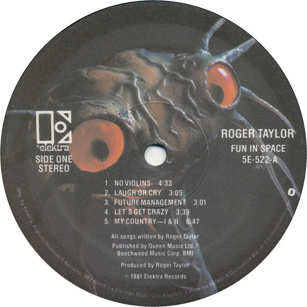 Roger Taylor - Fun In Space (LP, Album, Stereo) (Very Good Plus (VG+))