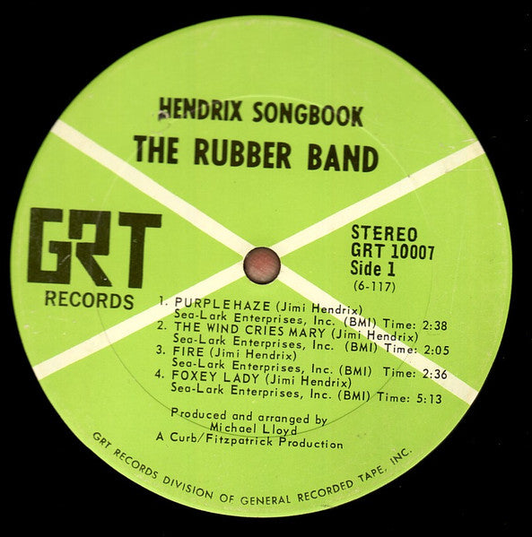 The Rubber Band - Hendrix Songbook (LP, Album, Stereo) (Very Good (VG))