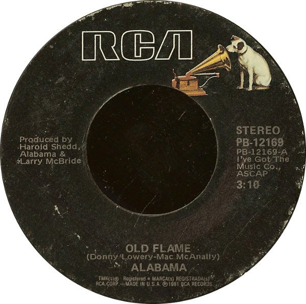 Alabama - Old Flame / I'm Stoned (7", 45 RPM) (Very Good (VG))