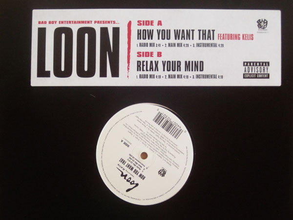 Loon - How You Want That / Relax Your Mind (12") (Very Good (VG))
