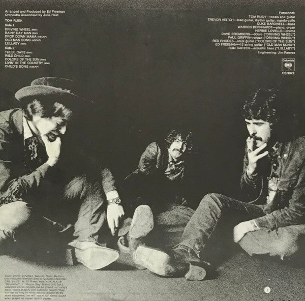 Tom Rush - Tom Rush (LP, Album) (Very Good (VG))