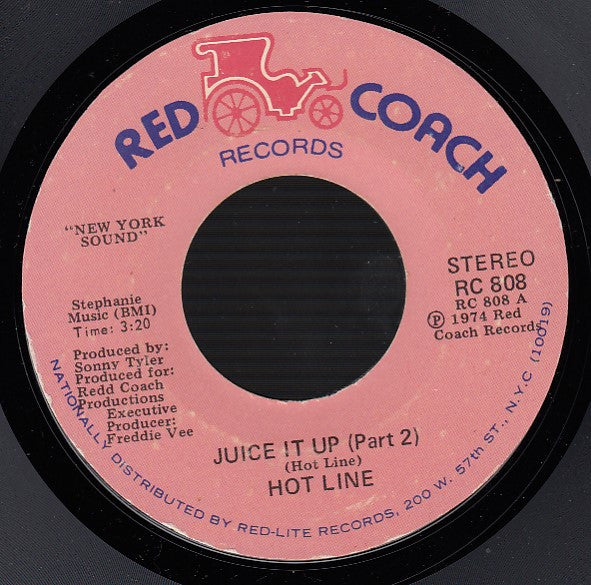 Hot Line - Juice It Up (7", 45 RPM, Styrene, Stereo) (Very Good (VG))