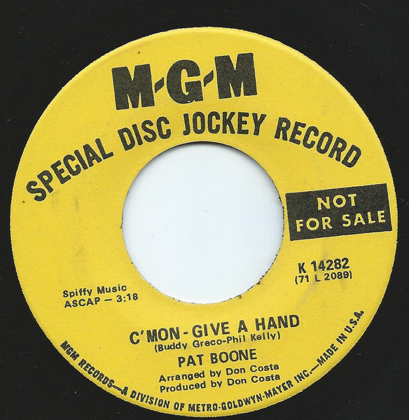 Pat Boone - Where There's A Heartache (7", Promo) (Very Good (VG))