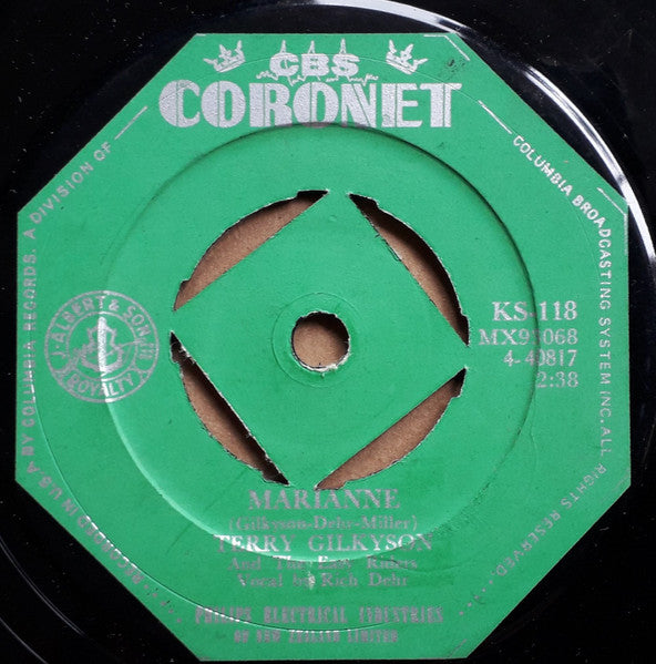 Terry Gilkyson And The Easy Riders - Marianne / Goodbye Chiquita (7", 45 RPM, Single) (Good Plus (G+))
