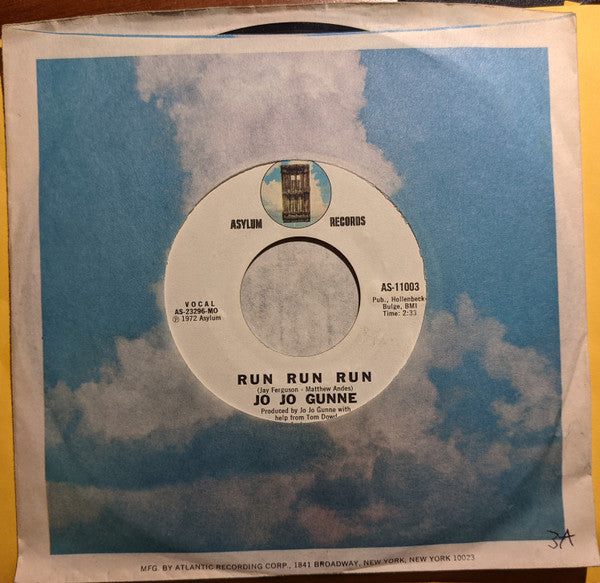 Jo Jo Gunne - Run Run Run (7", 45 RPM, Single) (Very Good (VG))