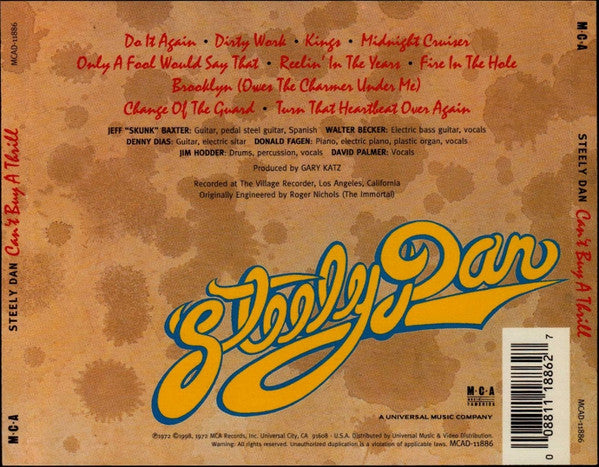 Steely Dan - Can't Buy A Thrill (CD, Album, RE, RM) (Very Good (VG))