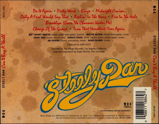 Steely Dan - Can't Buy A Thrill (CD, Album, RE, RM) (Very Good (VG))