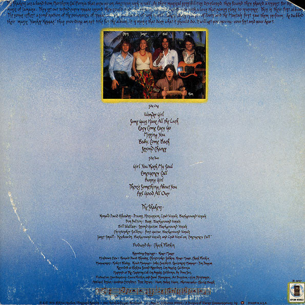 The Shakers - Yankee Reggae (LP, Album) (Very Good (VG))