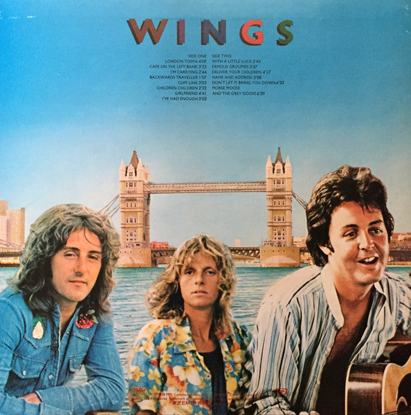 Wings - London Town (LP, Album, Stereo) (Very Good Plus (VG+))