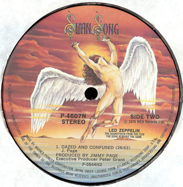 Led Zeppelin - The Soundtrack From The Film The Song Remains The Same (2xLP, Album, Ltd, RE) (Very Good Plus (VG+))