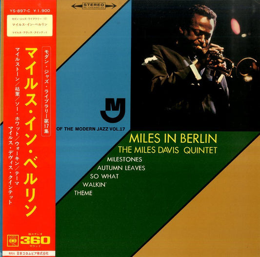 The Miles Davis Quintet - Miles In Berlin (LP, Album, Stereo) (Very Good Plus (VG+))