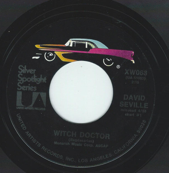 David Seville - Witch Doctor / The Bird On My Head (7", 45 RPM, Single, RE) (Very Good (VG))