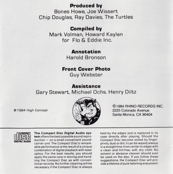 The Turtles - 20 Greatest Hits (CD, Comp, RE) (Very Good (VG))