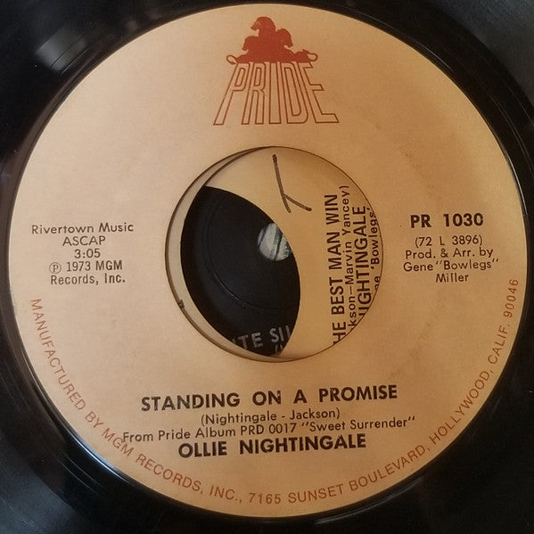 Ollie Nightingale - Sweet Surrender (7", 45 RPM, Single) (Very Good (VG))
