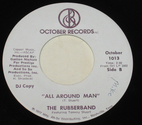 The Rubberband, Tommy Stuart - Hound Dog Man (7", 45 RPM, Promo) (Very Good (VG))