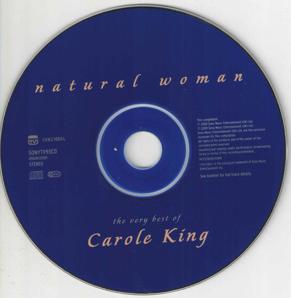Carole King - Natural Woman - The Very Best Of Carole King (CD, Comp, Stereo) (Good Plus (G+))