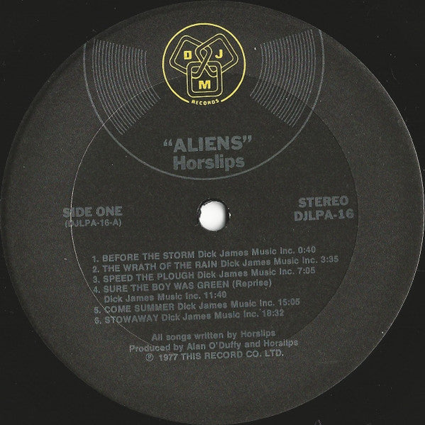 Horslips - Aliens (LP, Album) (Very Good Plus (VG+))