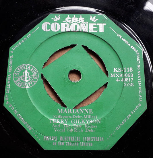Terry Gilkyson And The Easy Riders - Marianne / Goodbye Chiquita (7", 45 RPM, Single) (Good Plus (G+))