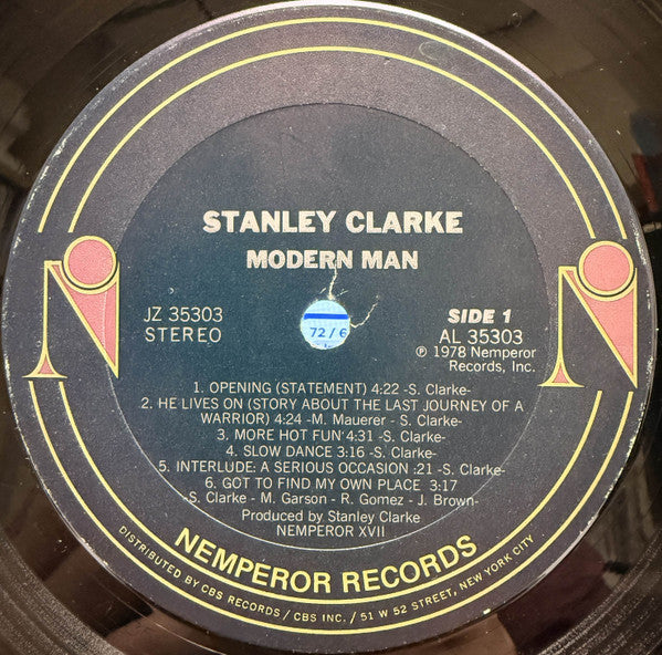 Stanley Clarke - Modern Man (LP, Album) (Very Good Plus (VG+))