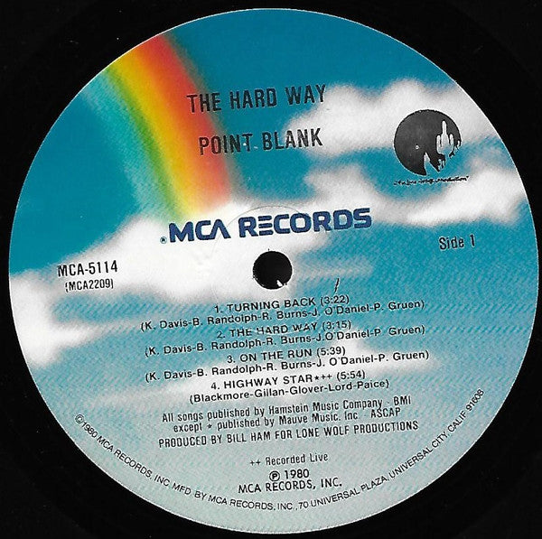 Point Blank - The Hard Way (LP, Album, RE) (Very Good (VG))