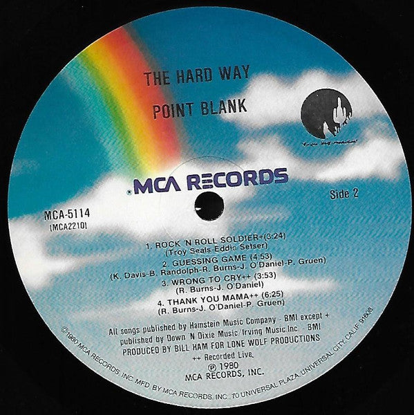 Point Blank - The Hard Way (LP, Album, RE) (Very Good (VG))