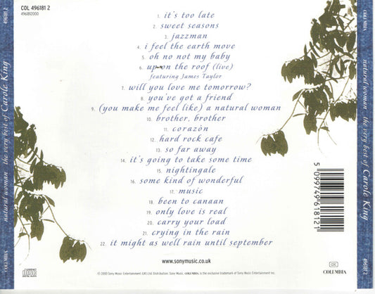Carole King - Natural Woman - The Very Best Of Carole King (CD, Comp, Stereo) (Good Plus (G+))