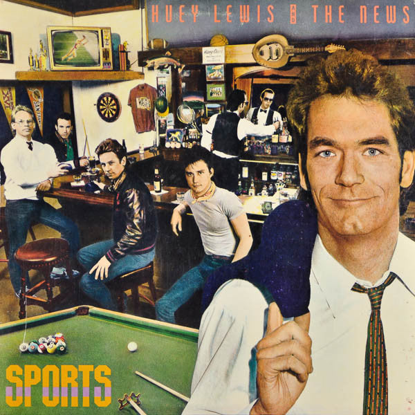 Huey Lewis & The News - Sports (LP, Album) (Very Good Plus (VG+))