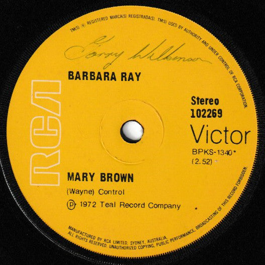 Barbara Ray - I Don't Wanna Play House (7", 45 RPM, Single, Stereo) (Very Good (VG))