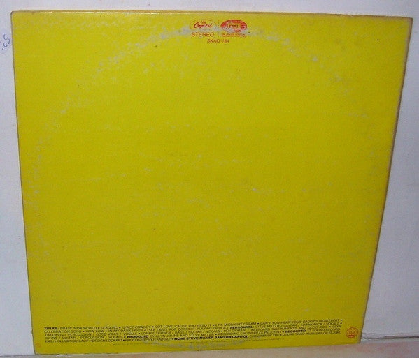 Steve Miller Band - Brave New World (LP, Album) (Very Good (VG))