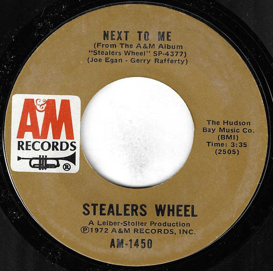 Stealers Wheel - Everyone's Agreed That Everything Will Turn Out Fine (7", 45 RPM, Single, Styrene) (Very Good (VG))