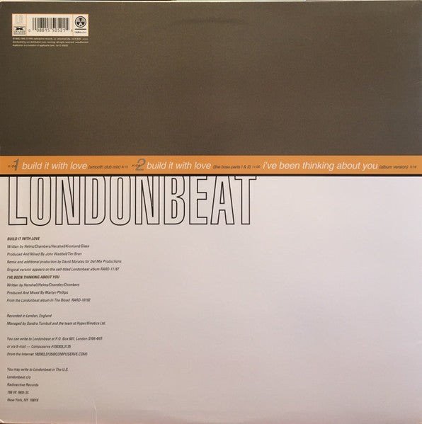 Londonbeat - Build It With Love (12", 33 ⅓ RPM, Single) (Very Good Plus (VG+))