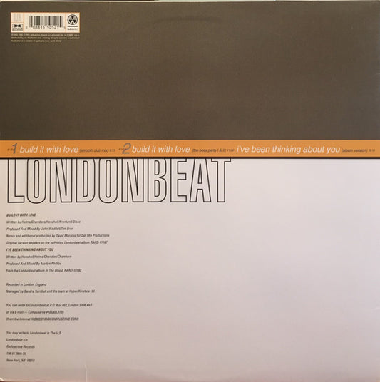 Londonbeat - Build It With Love (12", 33 ⅓ RPM, Single) (Very Good Plus (VG+))