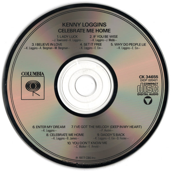 Kenny Loggins - Celebrate Me Home (CD, Album) (Very Good (VG))